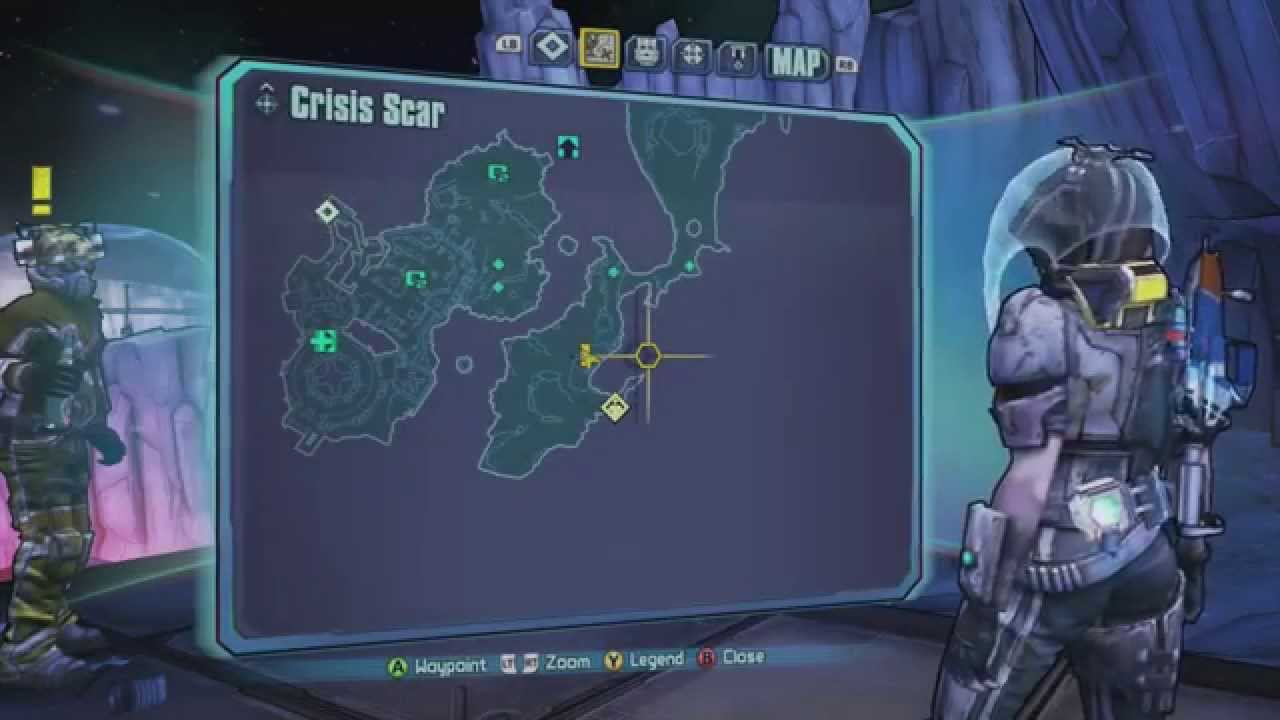 Borderlands Pre Sequel - Crisis Scar - Cult of the Vault Symbols Locations