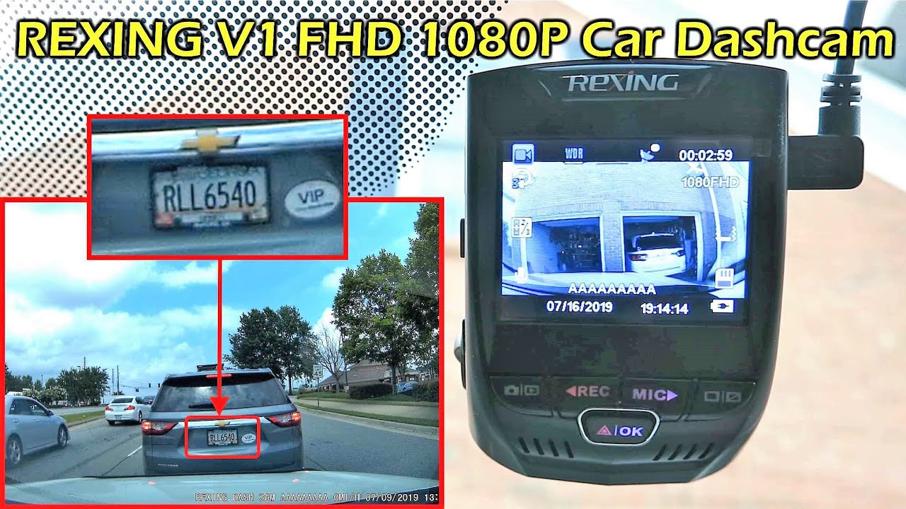 REXING V1 Car Dashcam FHD 1080P Full Review