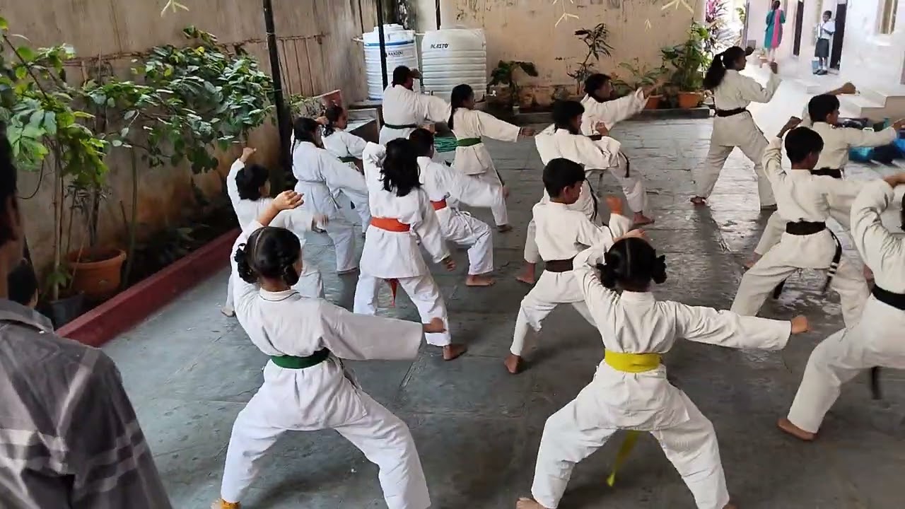 Karate kata 1 and 2