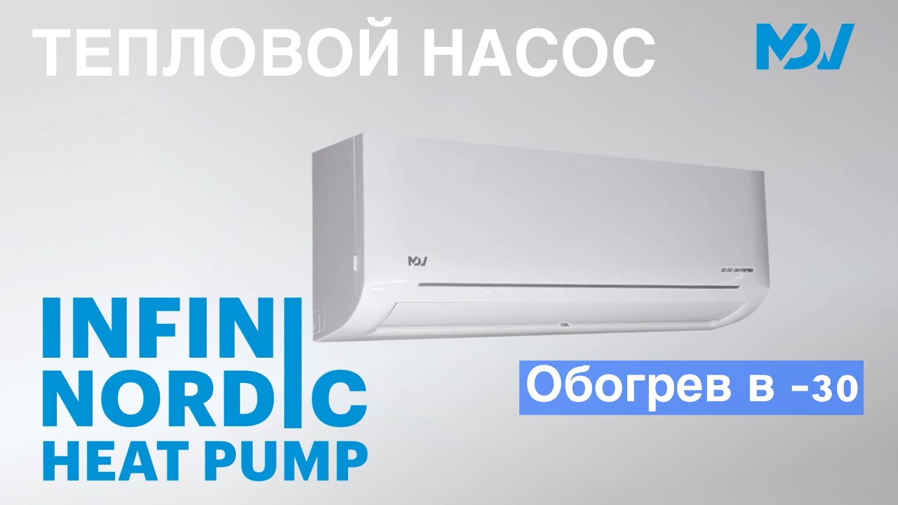 Тепловой насос MDV INFINI Nordic Heat Pump MDSAN-09HRFN8