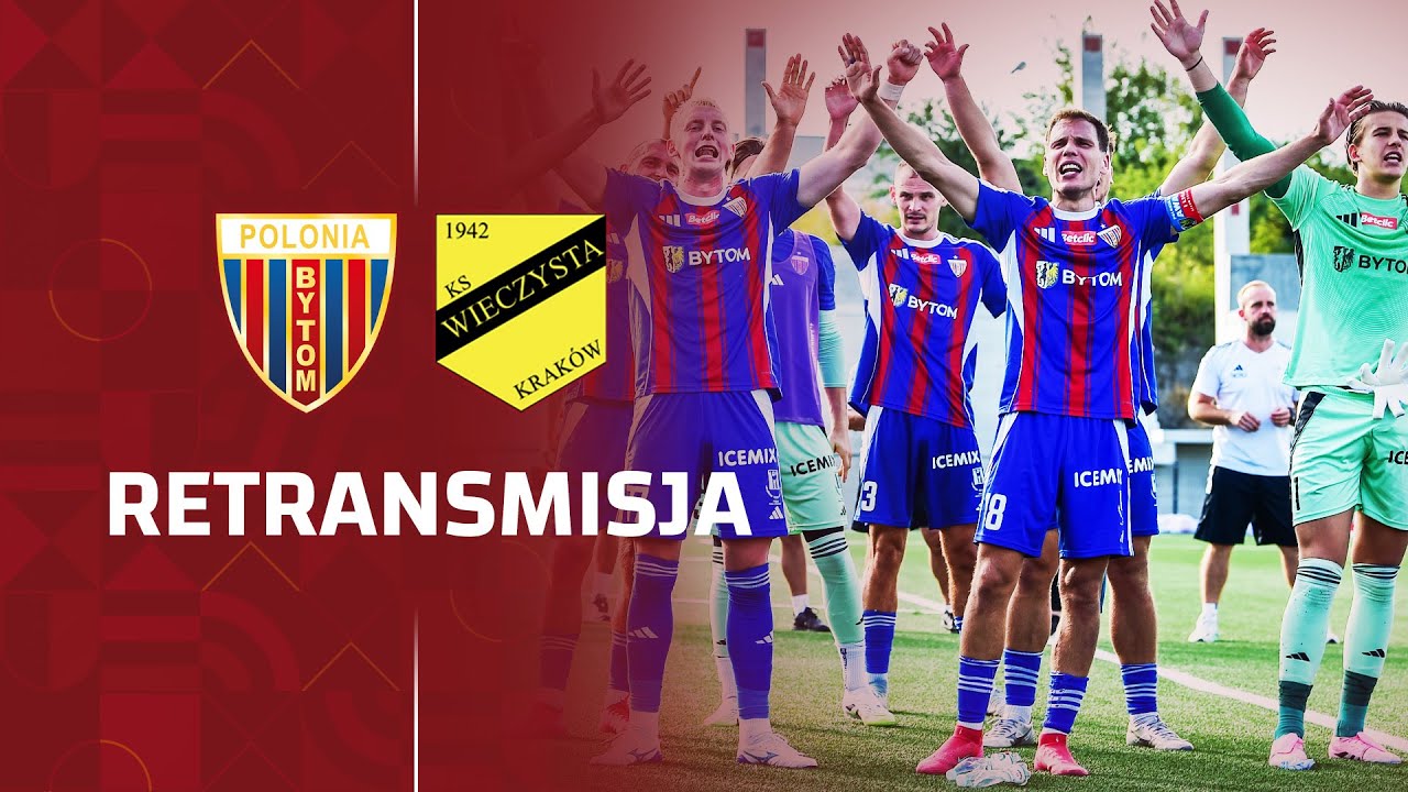 RETRANSMISJA | 8. kolejka Betclic 1 Ligi | Polonia Bytom - Wieczysta Kraków (pełny mecz)