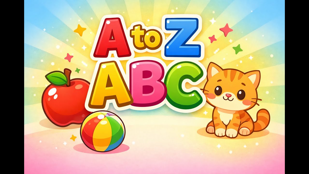 ABCD Song A to Z for Kids | Alphabet Learning Video | Toddlers Education | KabbuDabbuToons