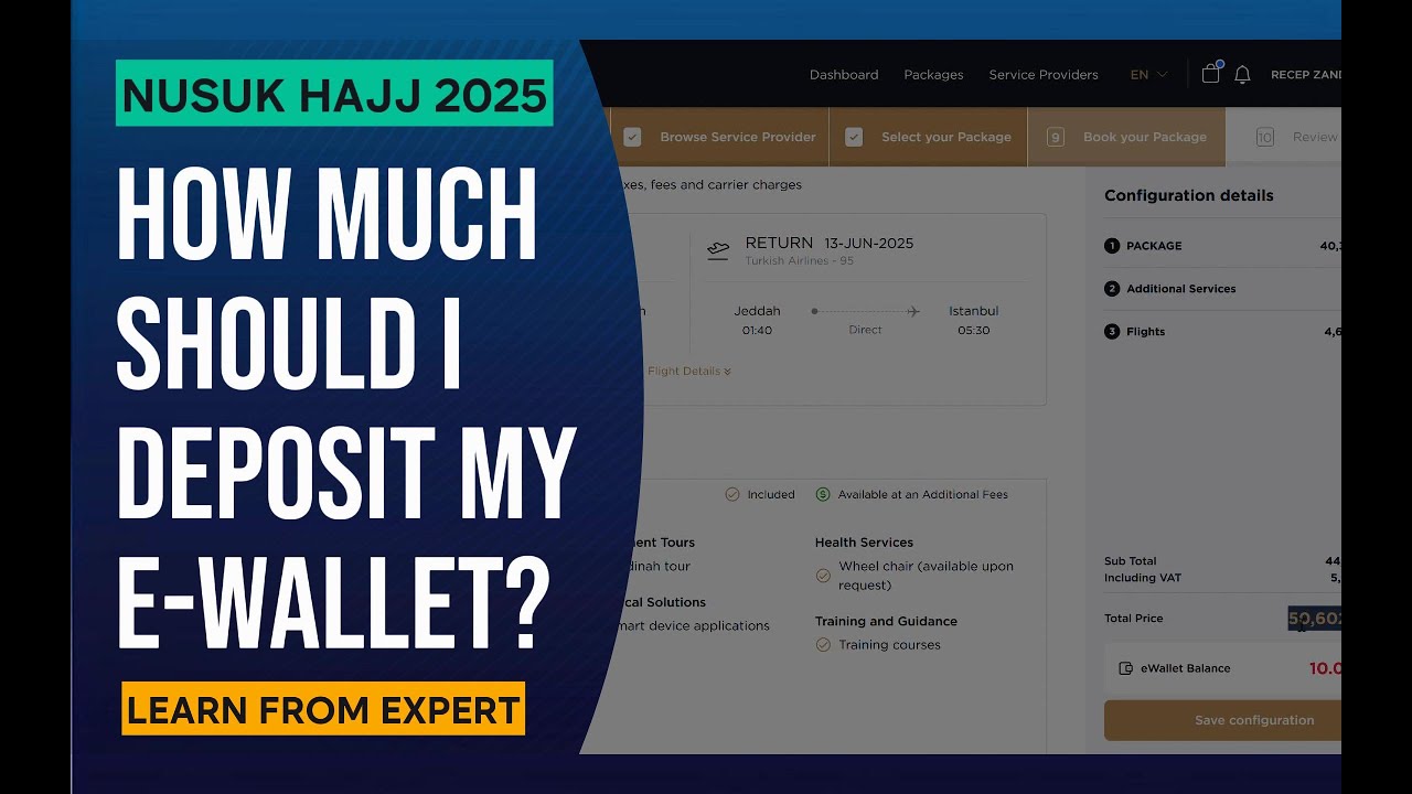 How Much to Deposit in Your Nusuk Hajj e-Wallet | Public vs Custom Hajj Packages Explained