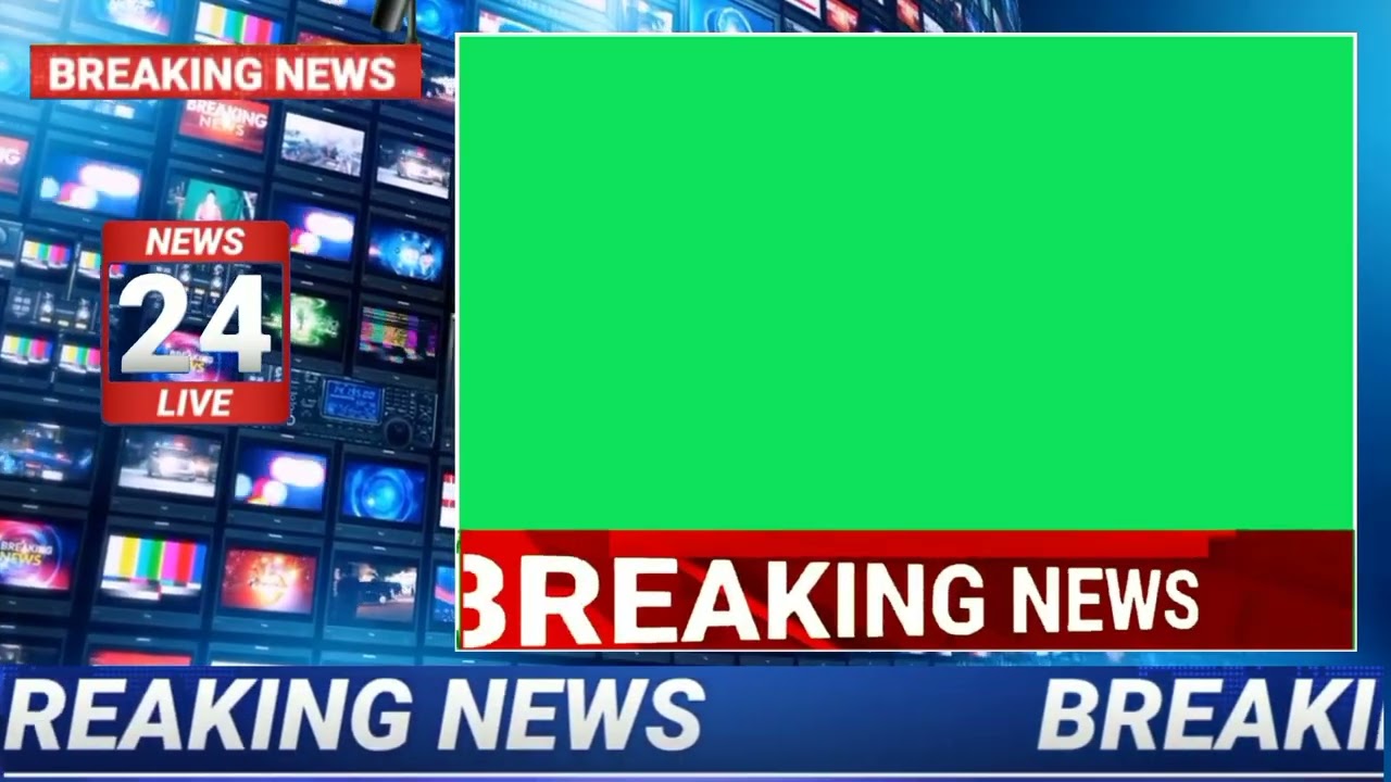 Breaking News Template (Free Green Screen Background 2025
