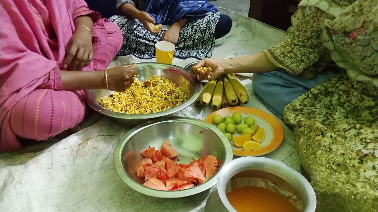 ✨পরিবারের সবাই মিলে একসাথে ইফতারি করলাম✨#iftar #family #banglavlog  
