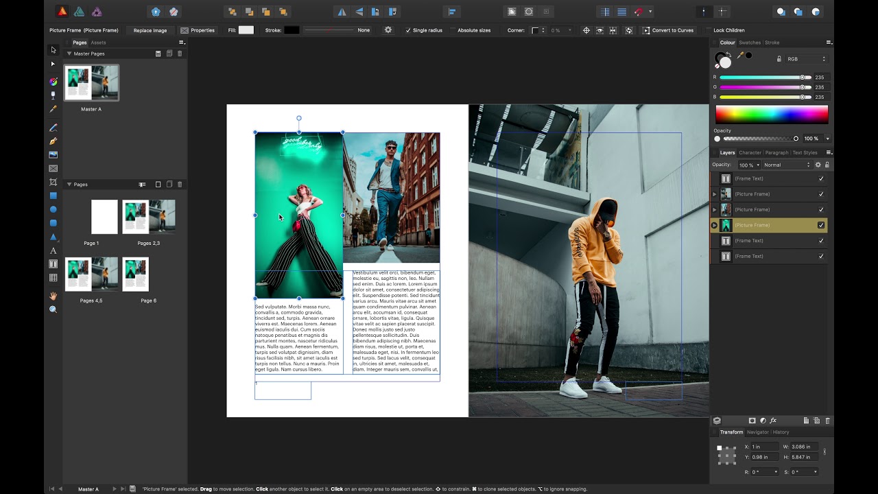 Working With Images in Affinity Publisher