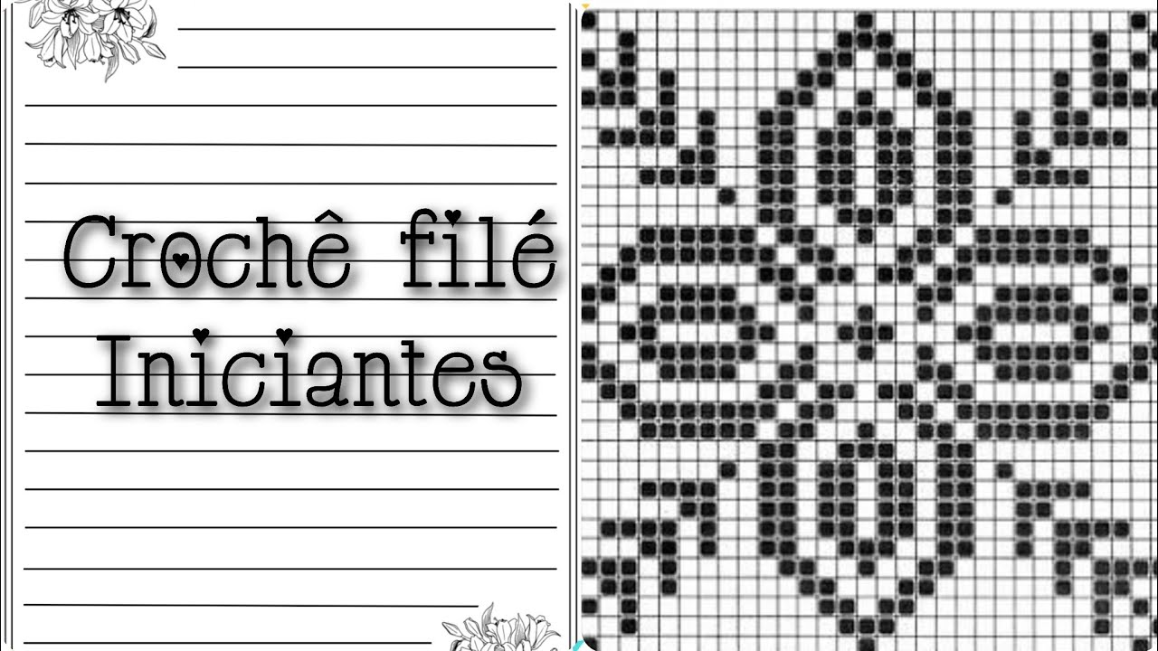 How to do filet crochet - beginners