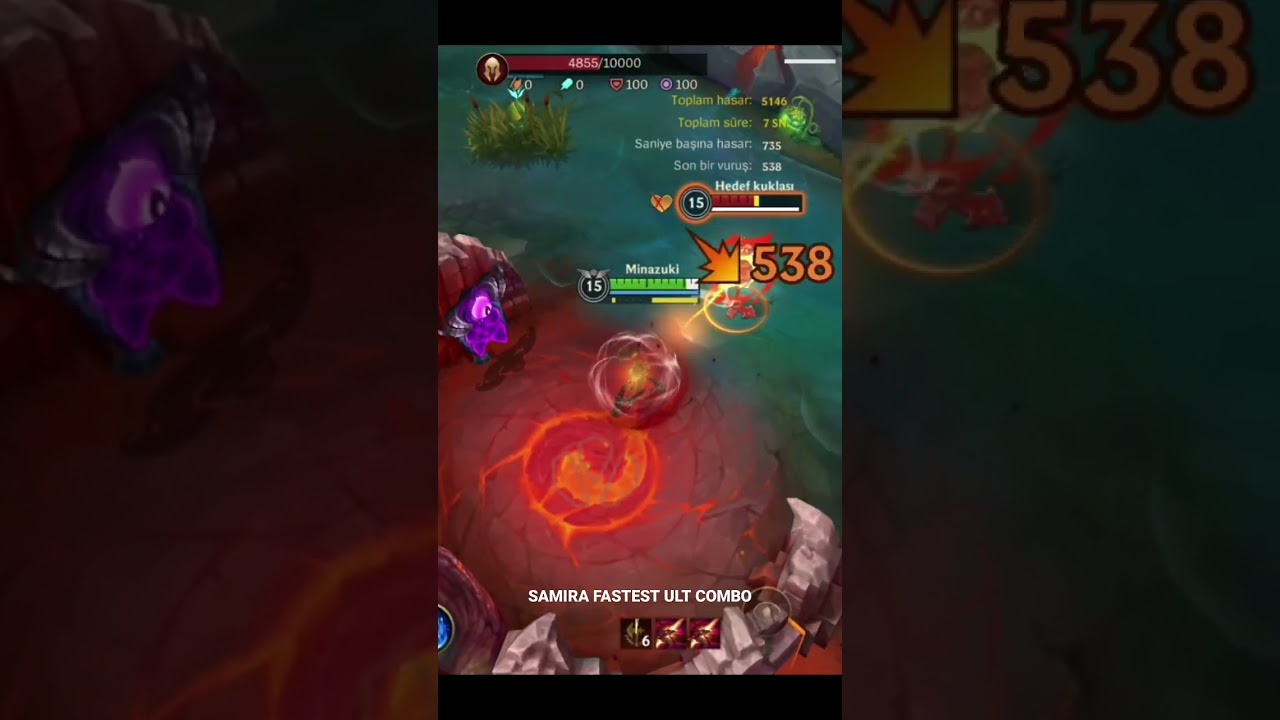Samira fast ulti combo | Wild Rift 
