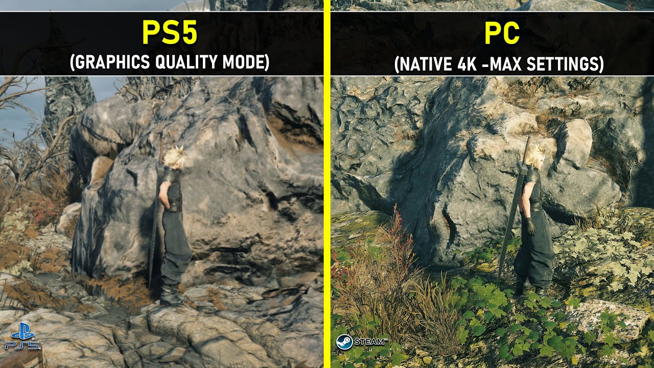 Final Fantasy 7 Rebirth | PS5 vs PC Max Settings | In-Depth Graphics Direct Comparison