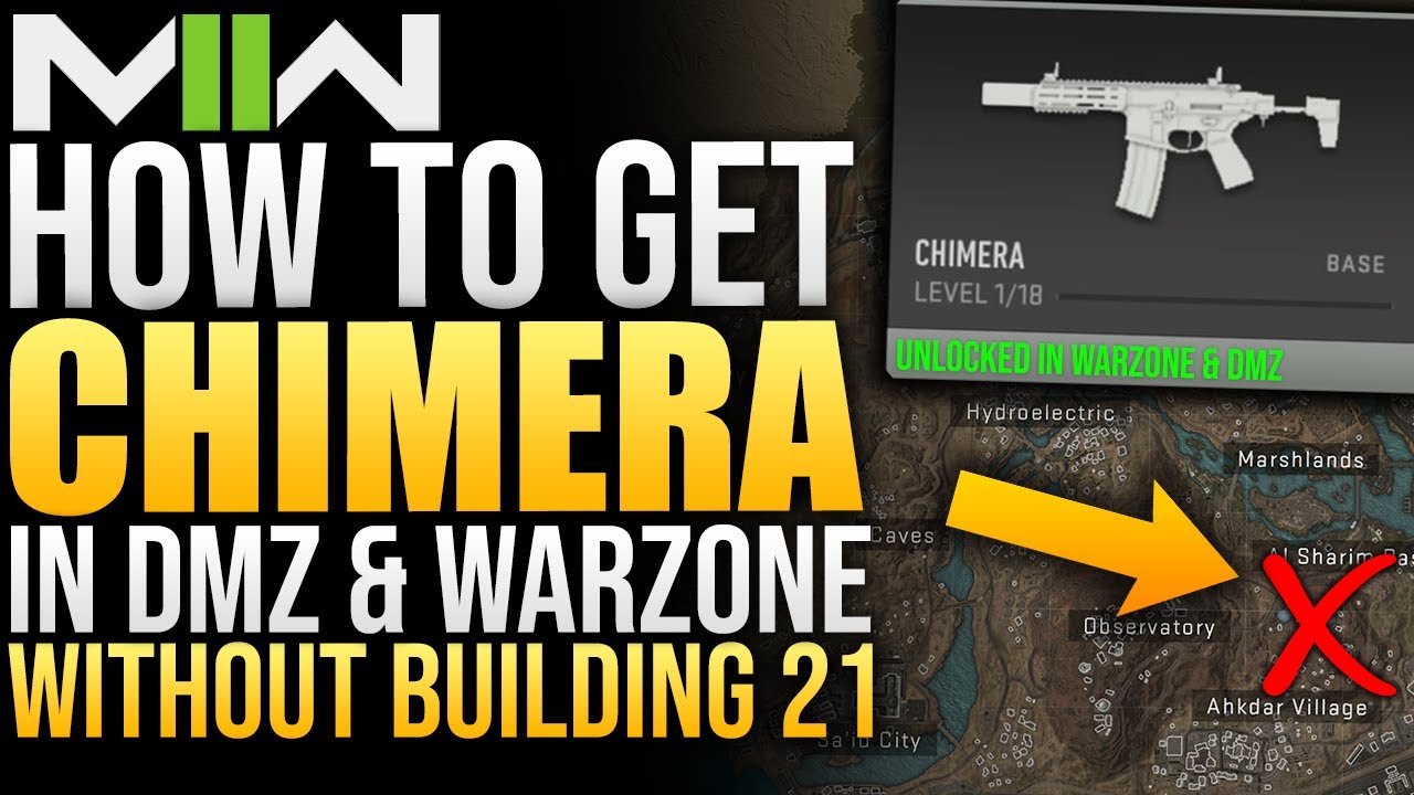MW2 - How To Get CHIMERA in DMZ / WARZONE without BUILDING 21 (TRICK) - Do This Now - Honey Badger