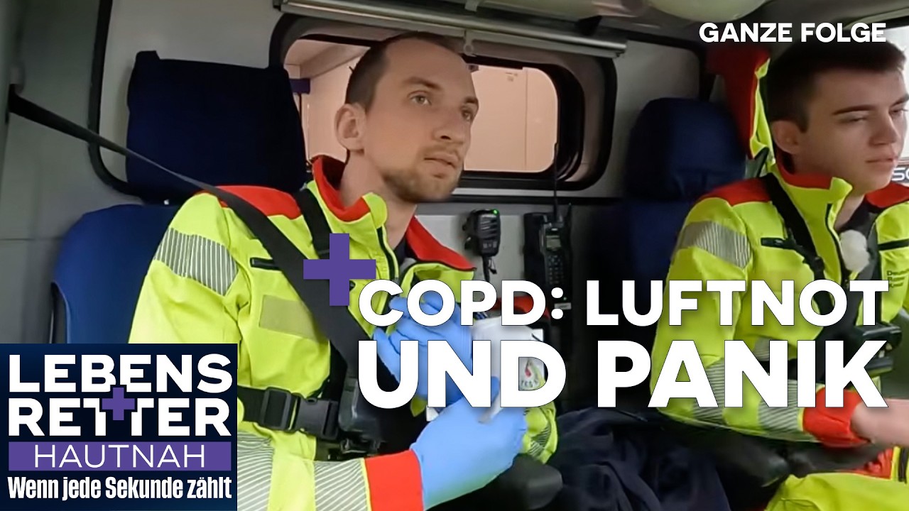 Blutdruck 200 im 5. Stock: COPD-Patient ringt nach Luft und hat Angst | Lebensretter hautnah | SAT.1