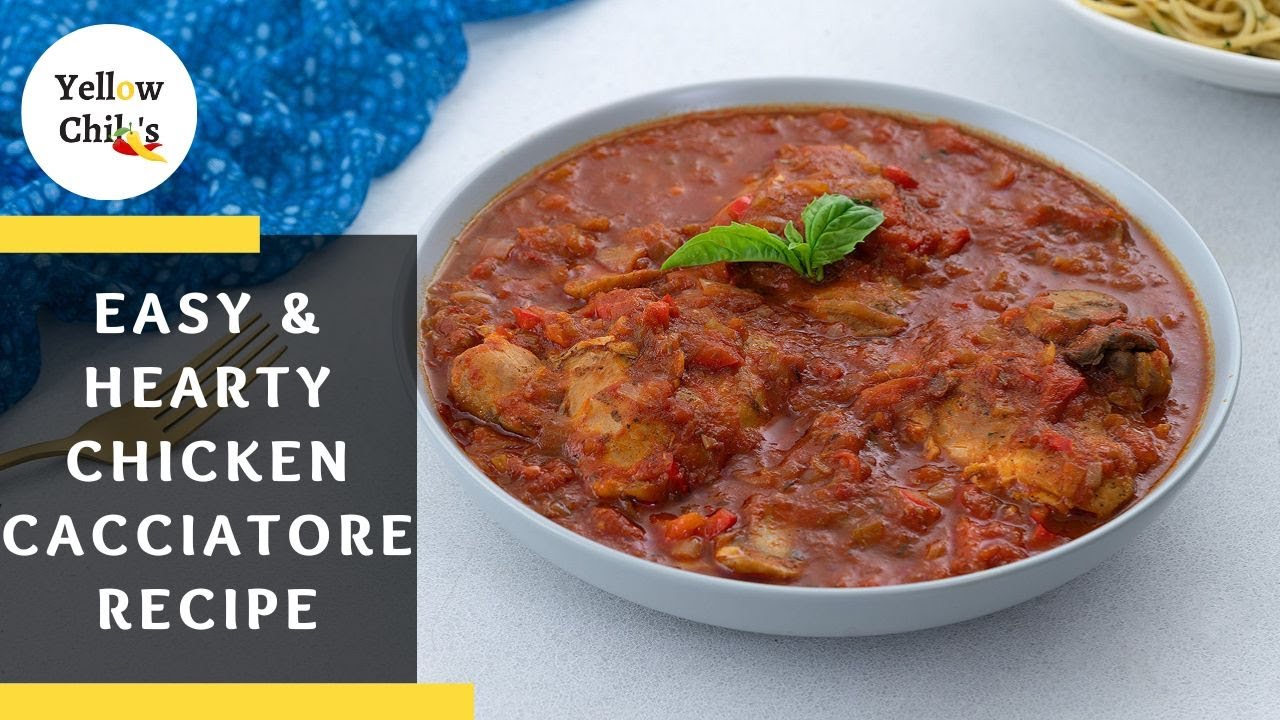 Easy Chicken Cacciatore Recipe | Classic Italian Comfort Food!