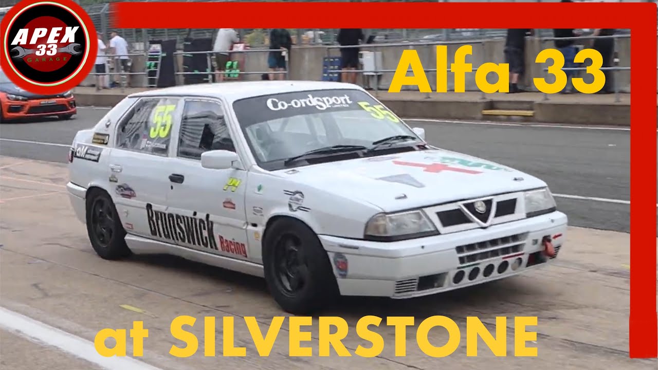 Alfa Romeo 33 Race Car at Silverstone | 2024 TinTops series | Apex33