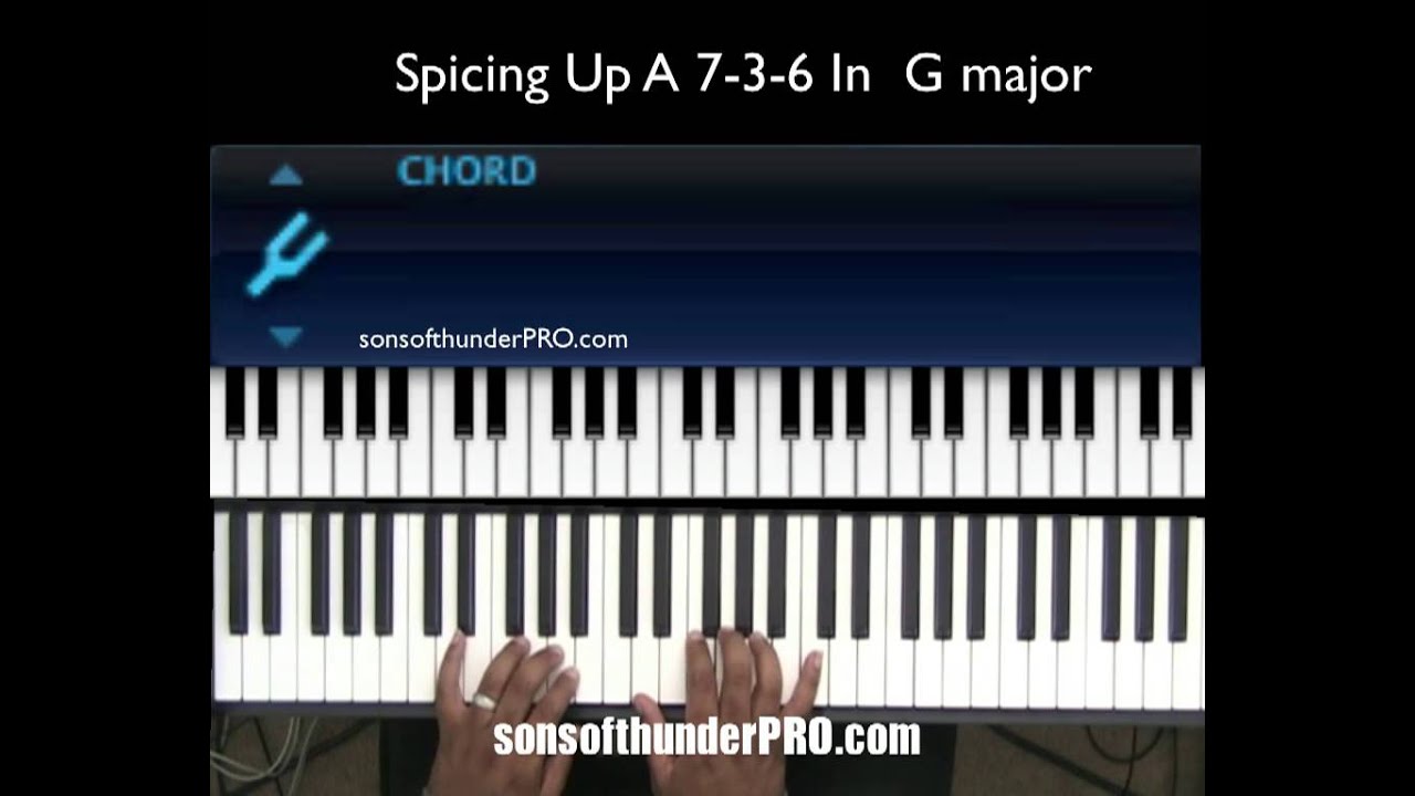 Spicing Up A 7-3-6 Chord Progression In G Major