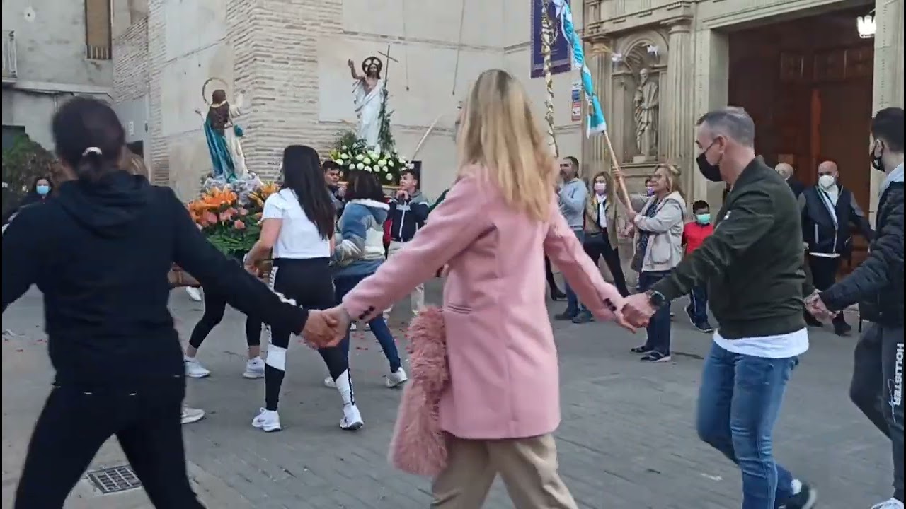 Procesión del Encuentro Alguazas, 17 de Abril de 2022.