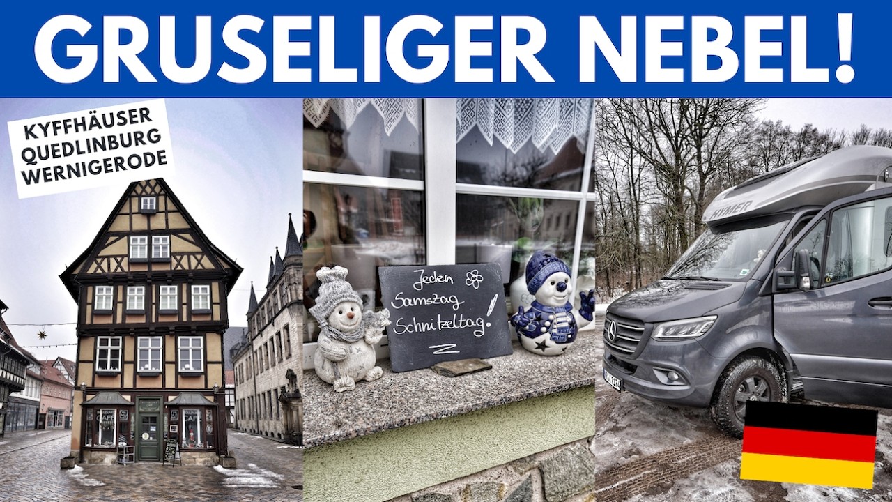 #510 - NEBEL ÜBERALL - Kyffhäuser - Quedlinburg - Wernigerode - Erbsensuppe in Elend