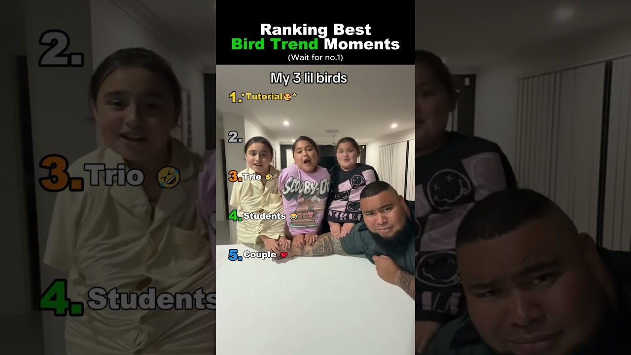 *TUTORIAL* Ranking Best Bird Trend Moments😂 #shorts #birdtrend #tutorial #tiktok #funny