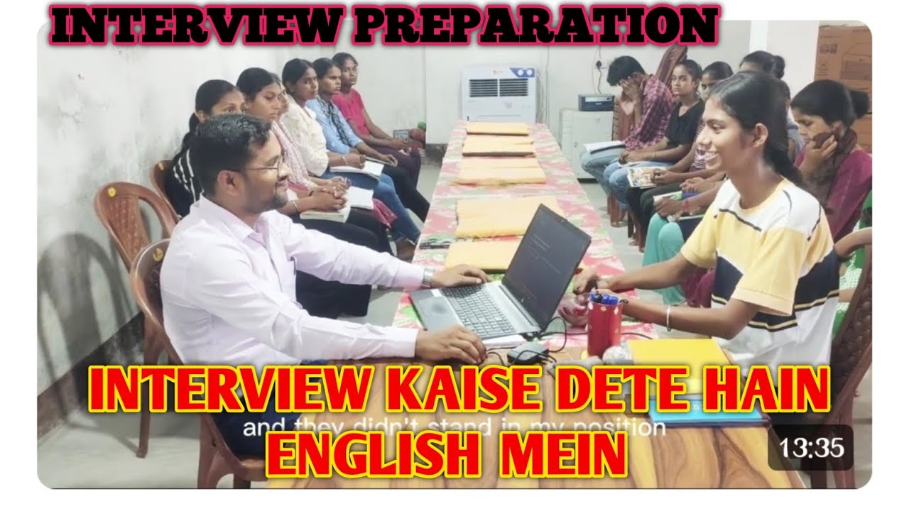 Interview kaise dete hain english mein 😇 || interview hindi interview preparation #fea #interview