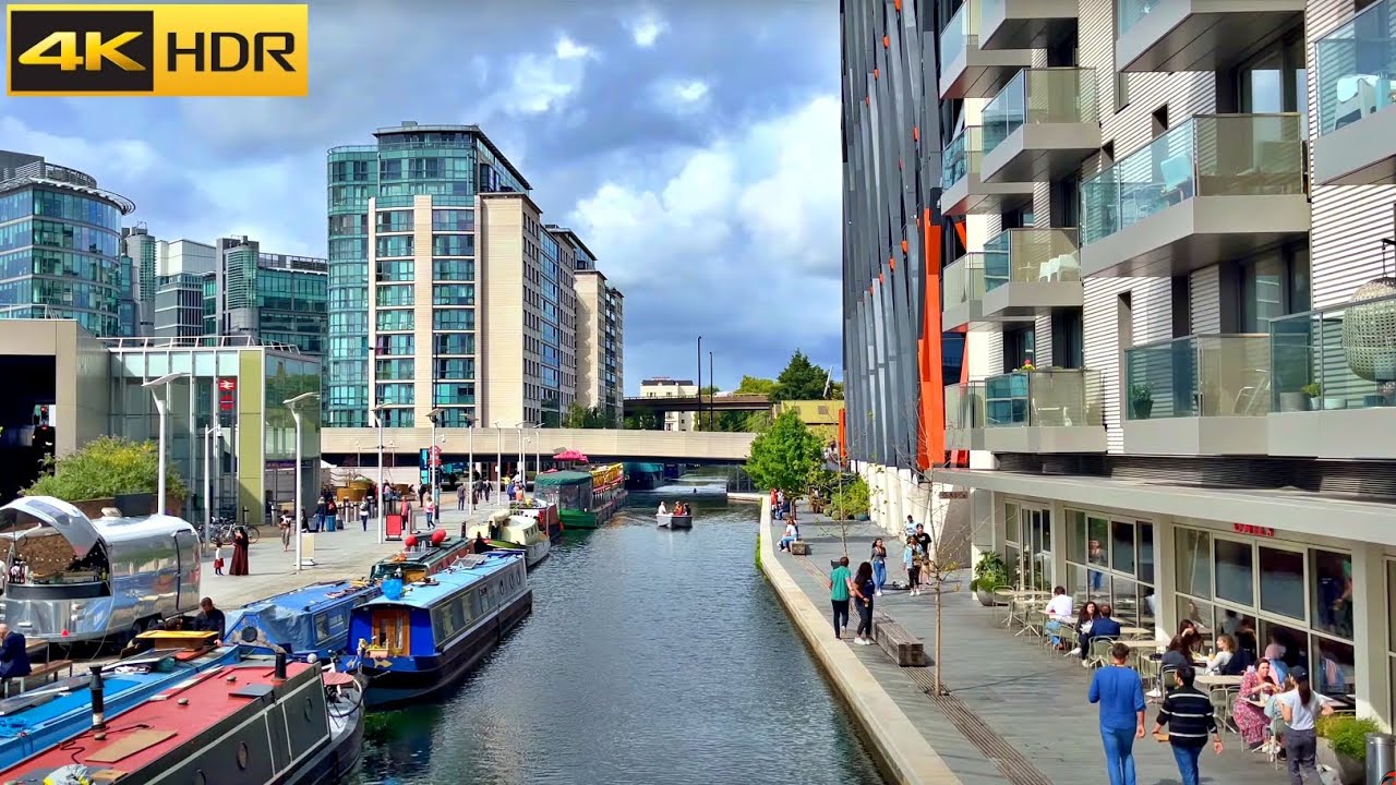 A London Lunch Break Walk | London Paddington Walk [4K HDR]