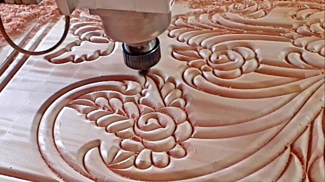 Wonderful Wood Designing with CNC Router Machine - Wood Designing
