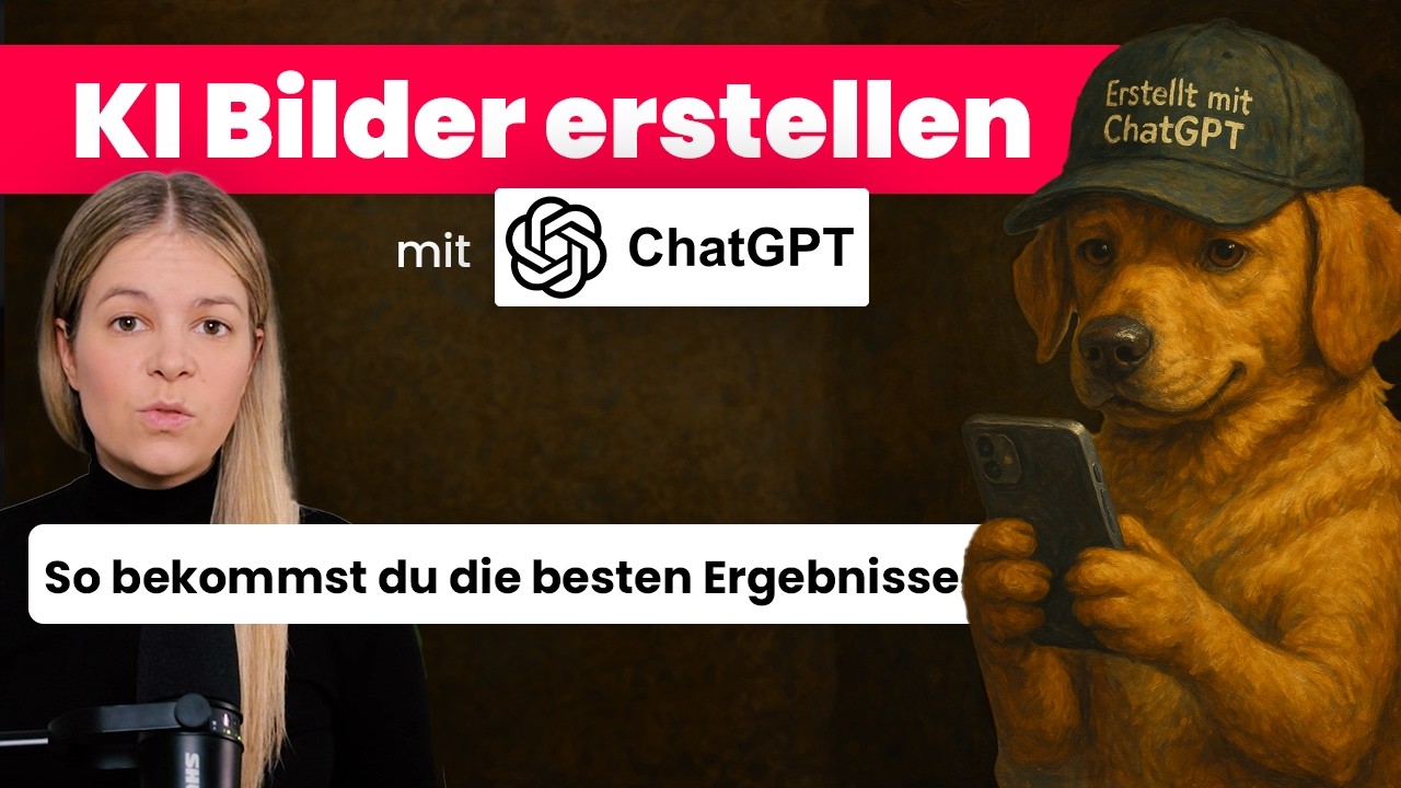 KI Bilder erstellen mit ChatGPT 😱 ist die neue kostenlose Bilder KI von OpenAI wirklich so gut?