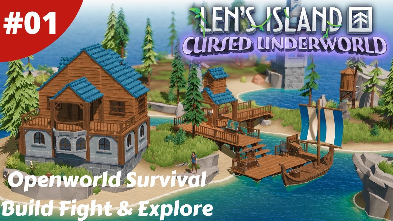 Build Fight Farm & Explore Game Changing Cursed Underworld Update - Len's Island - #01 - Gameplay