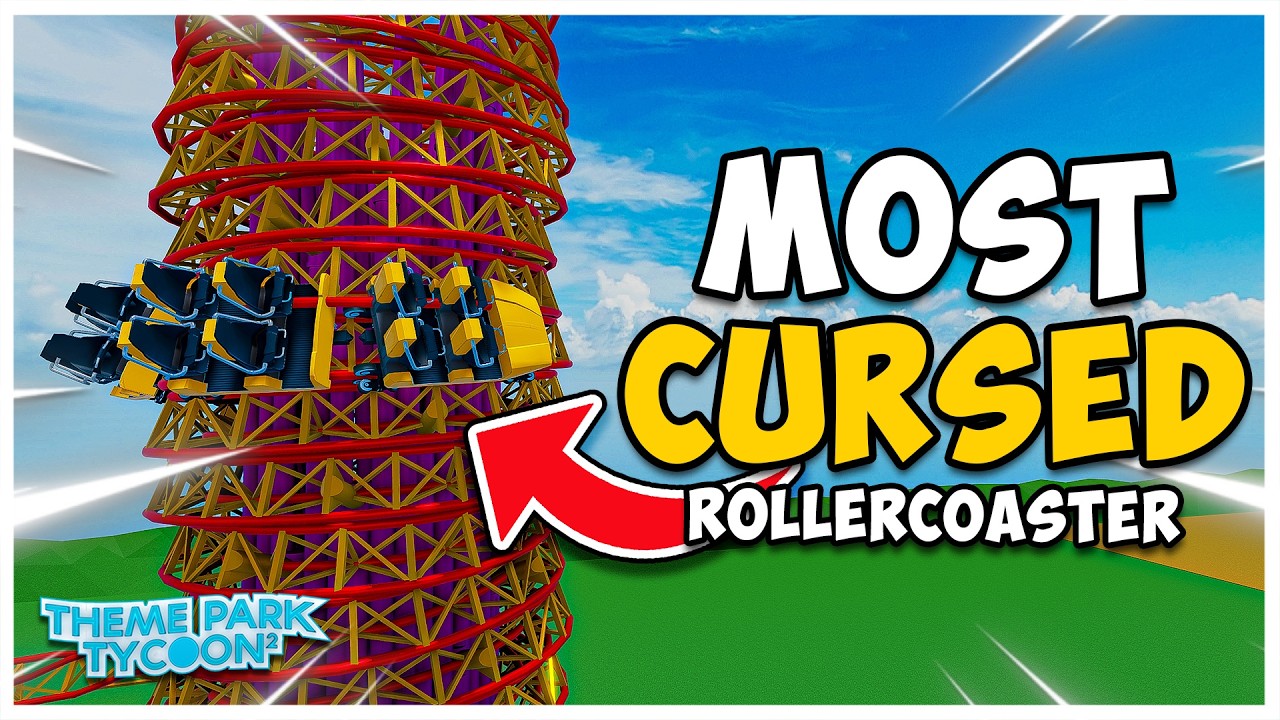Я построил *САМЫЕ ПРОКЛЯТЫЕ* американские горки в Theme Park Tycoon 2!