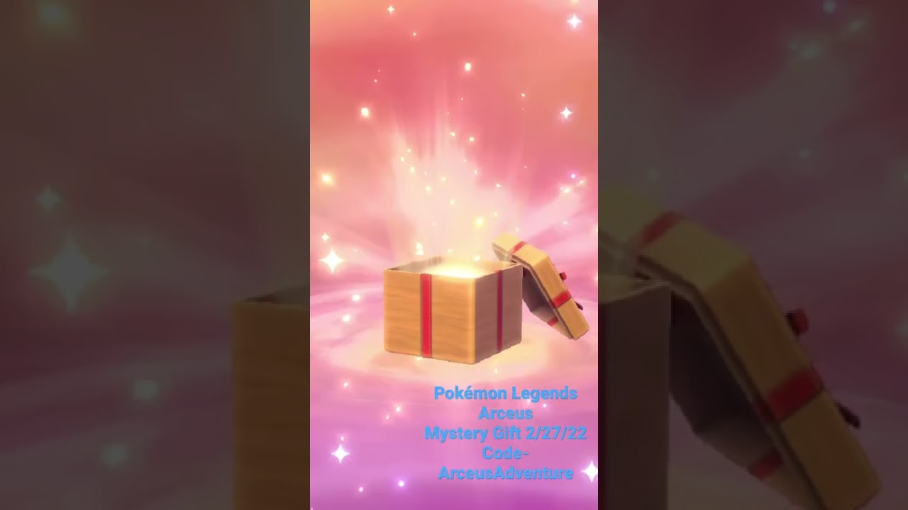 Pok&eacute;mon Legends Arceus Mystery Gift Code!!! 30 Ultra, 30 Jett and 30 Gigaton balls