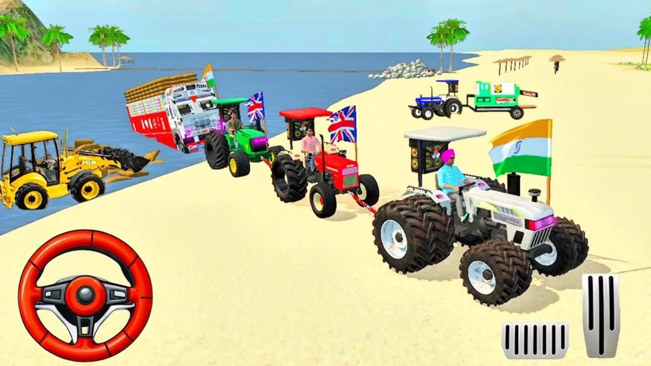🔴Drive JCB 🚧and Uploading Stone 🪨🚜 From Dumper Truck in Game #truck #jcb #dumper #gamingvideos #jcb