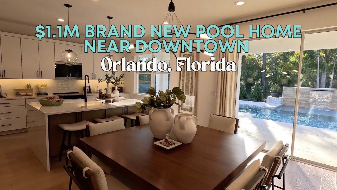 POV Walk Through | New Pool Home Near Downtown Orlando | $1.1M