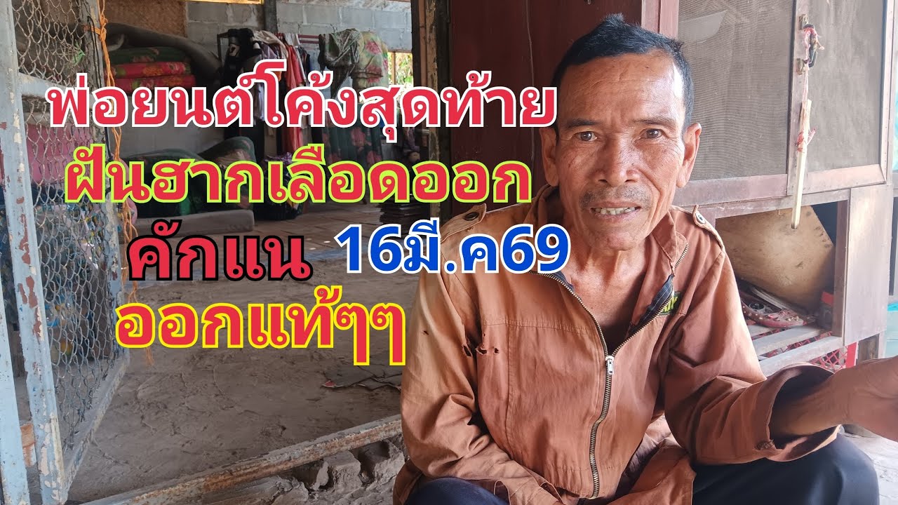 พ่อยนต์โค้งสุดท้าย #ฝันฮากเลือดออกคักแน 16มี.ค69 #ออกแท้ๆๆ