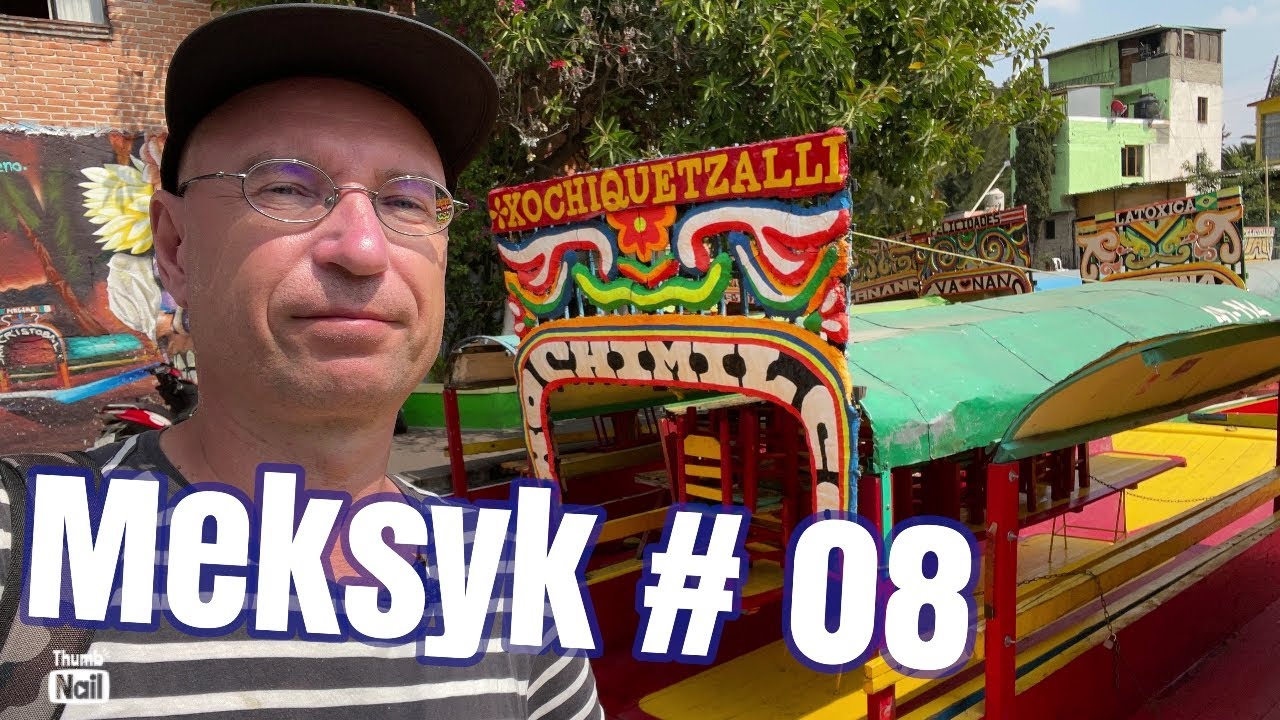 Meksyk 08 Xochimilco mała Wenecja w CDMX i kolejka linowa nad slumsami #xochimilco #mexico #meksyk