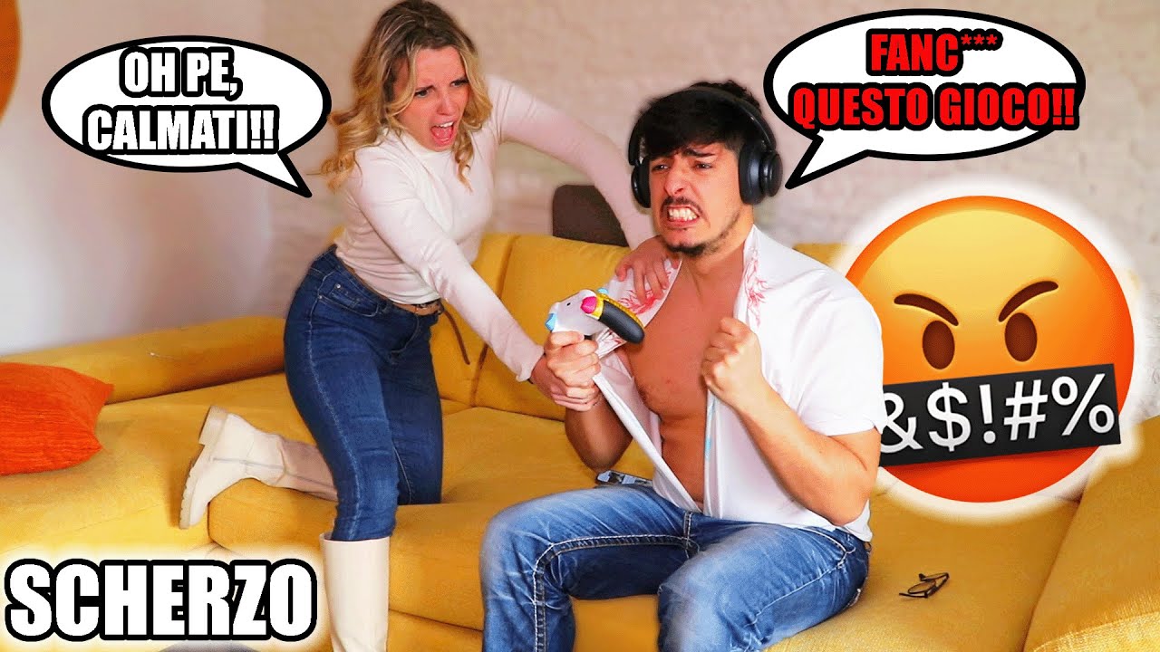 MI ARRABBIO TANTISSIMO MENTRE GIOCO PER VEDERE LA REAZIONE DELLA MIA RAGAZZA! -SCHERZO! *SPACCO PC*