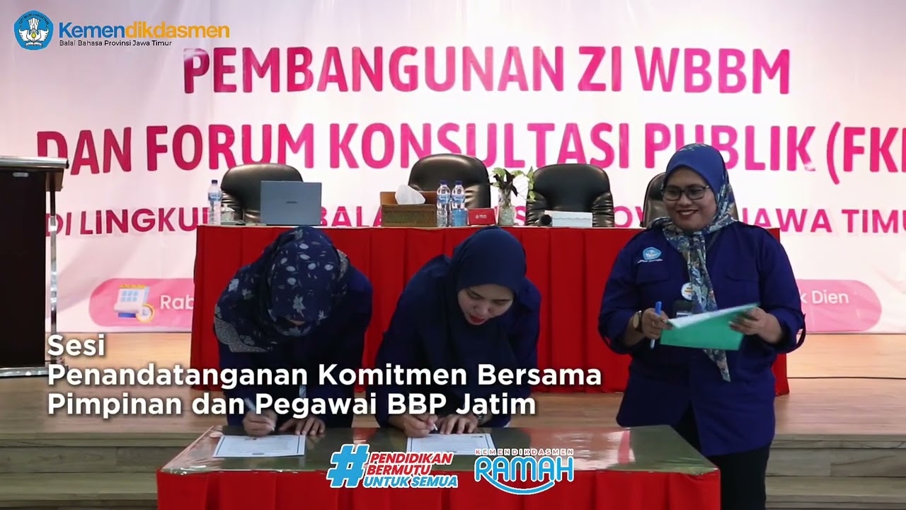 Pencanangan ZI WBBM dan Forum Konsultasi Publik 2026