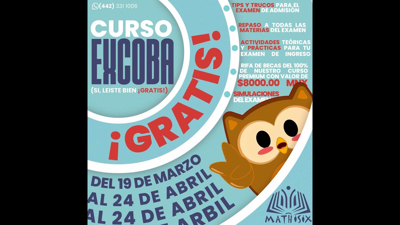 Emisión en directo de Mathisix  Curso Gratis 2024