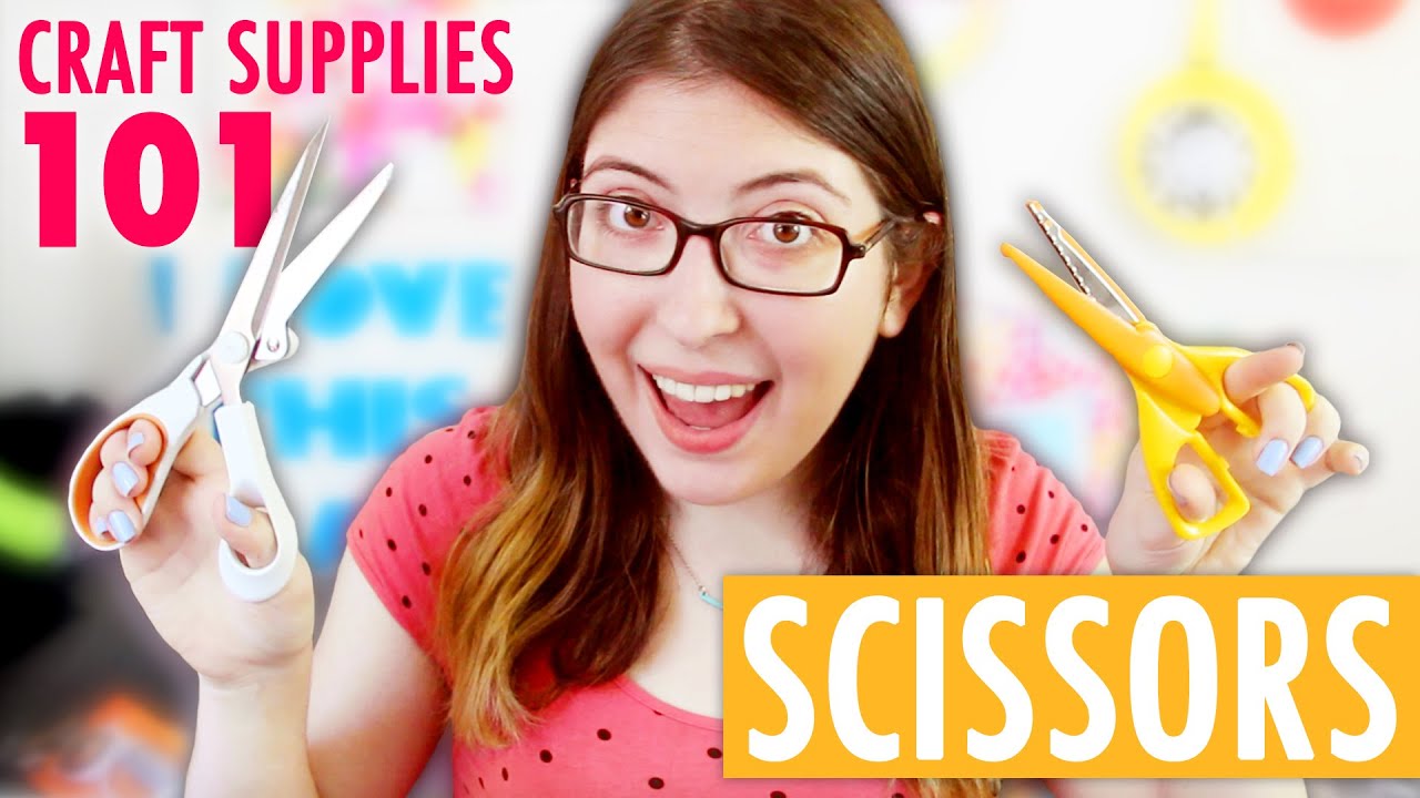 Let's Talk About SCISSORS - Craft Supplies 101 by @karenkavett