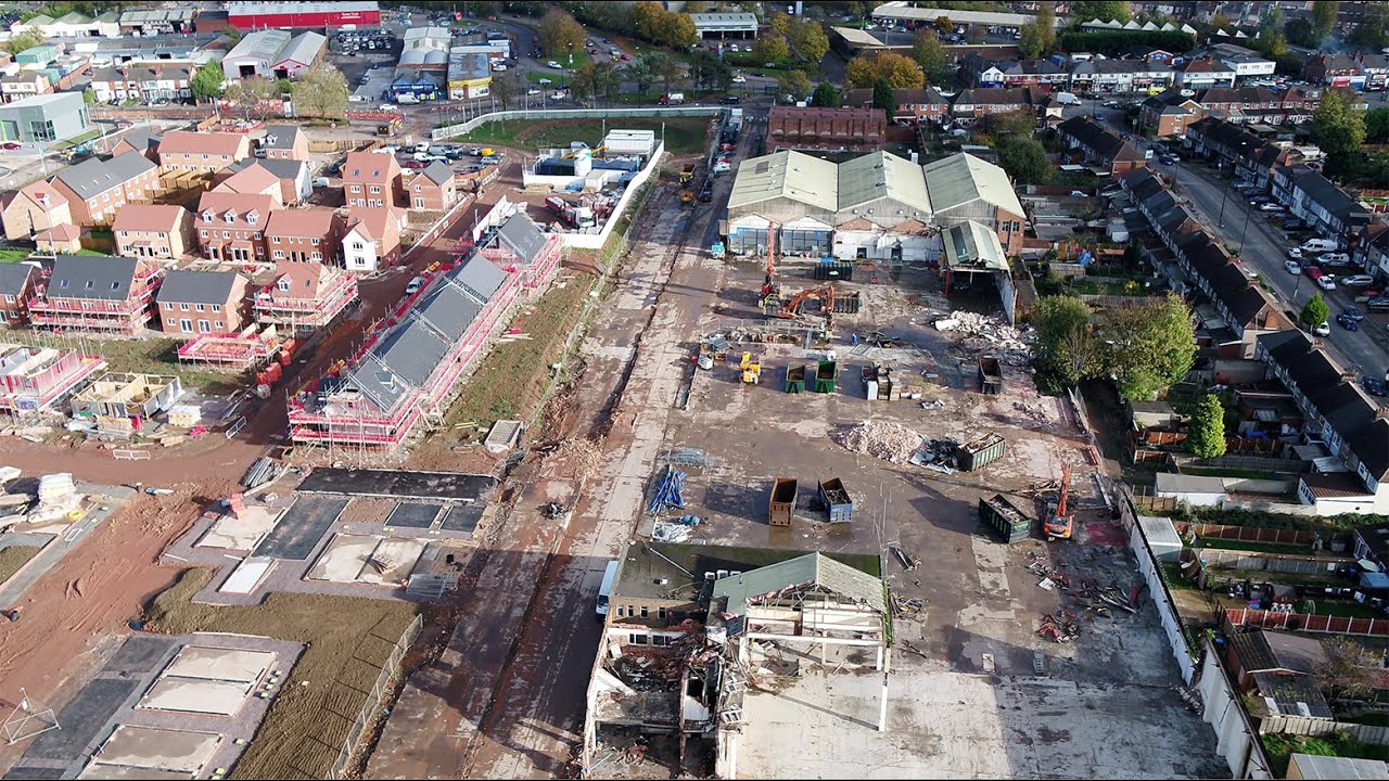 CARVEY DEMOLITION Ltd over 40 years experience / TAYLOR WIMPEY 153 New Homes ( Film 19 )