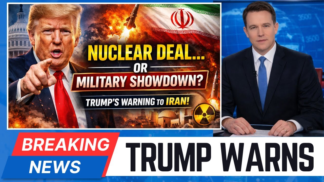 BREAKING: Trump Issues Warning to Iran: Nuclear Deal or Military Action?