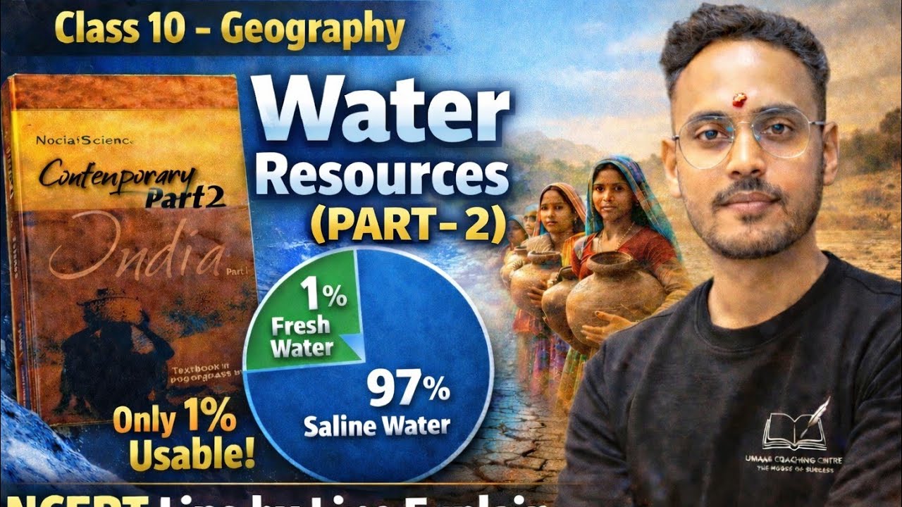 Water Resources Part 2 | NCERT Class 10 Geography | Full Explanation 🔥