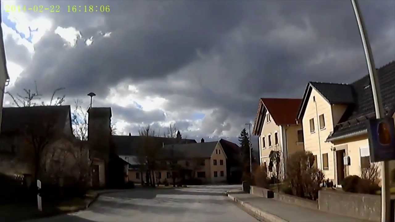 D: Azendorf. Markt Kasendorf. Landkreis Kulmbach. Ortsdurchfahrt. Februar 2014