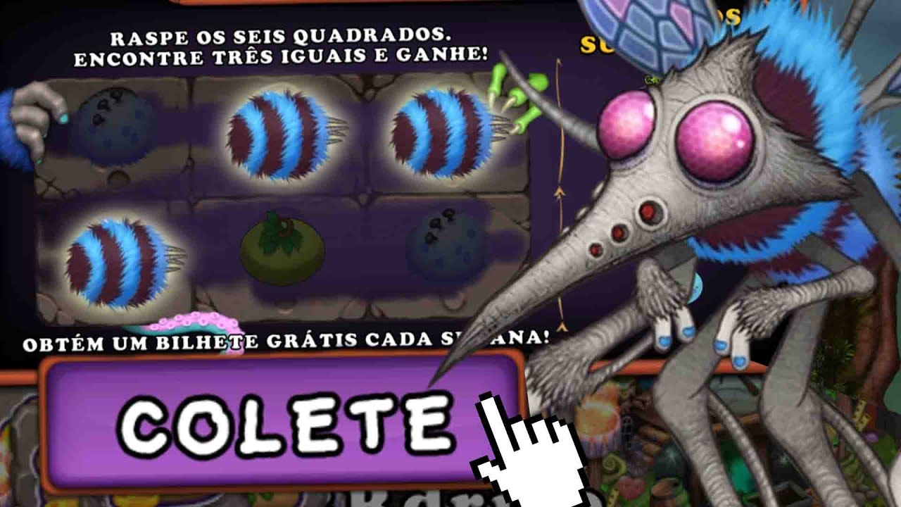 GASTEI 500 DIAMANTES EM RASPADINHA E MUITA PROCRIA&Ccedil;&Atilde;O! (GANHEI O MELHOR &Eacute;PICO) - My Singing Monsters