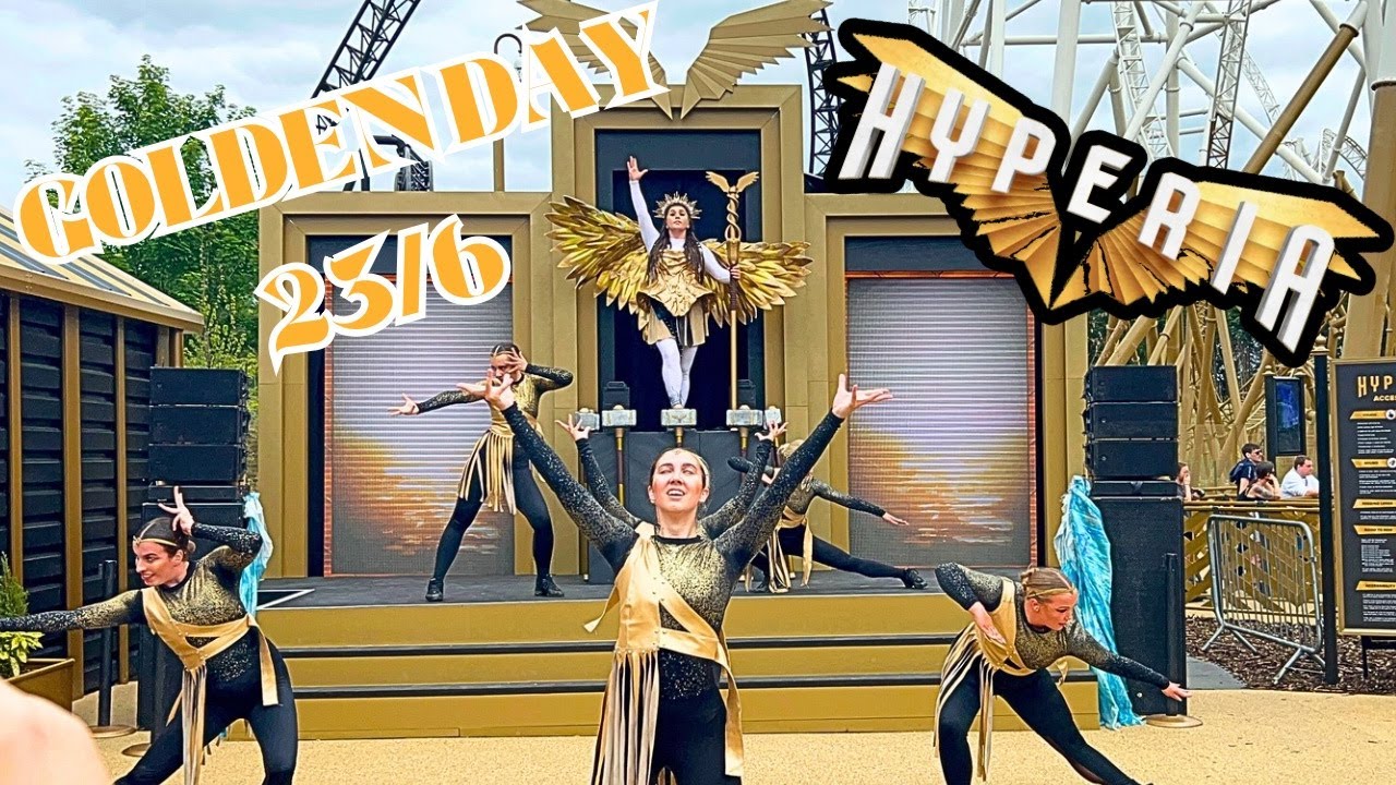 Hyperia GOLDEN DAY vlog 23/6 | Thorpe Park