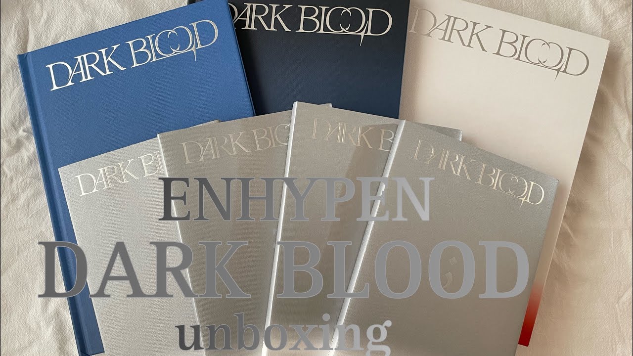 【開封動画】ENHYPEN”DARK BLOOD”を開封｜weverse.ユニバ特典｜ENGENE