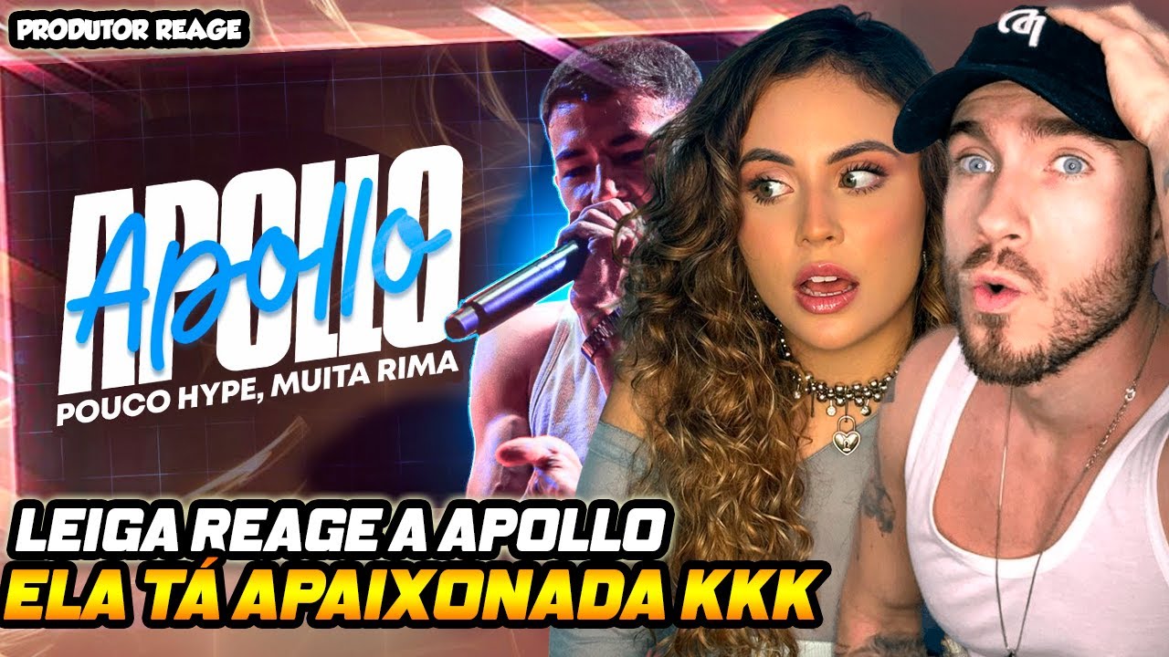 (ELA T&Aacute; IMPRESSIONADA) LEIGA REAGE POUCO HYPE, MUITA RIMA - Apollo MC 🚀 (REACT)