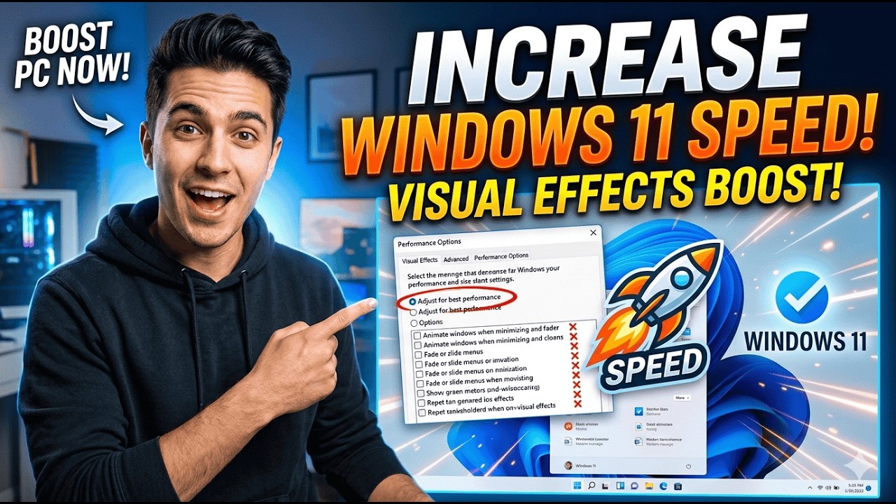 How to Improve Windows 11 Speed: Visual Effects Adjustment )2026)