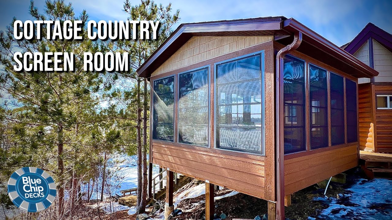 Screen Room In Cottage Country Manitoba Canada