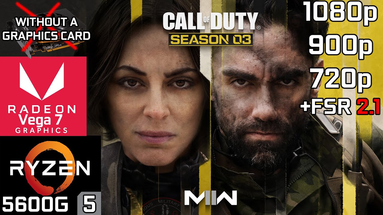 Call of Duty Warzone 2.0 Season 3 - Ryzen 5 5600G Vega 7 & 16GB RAM