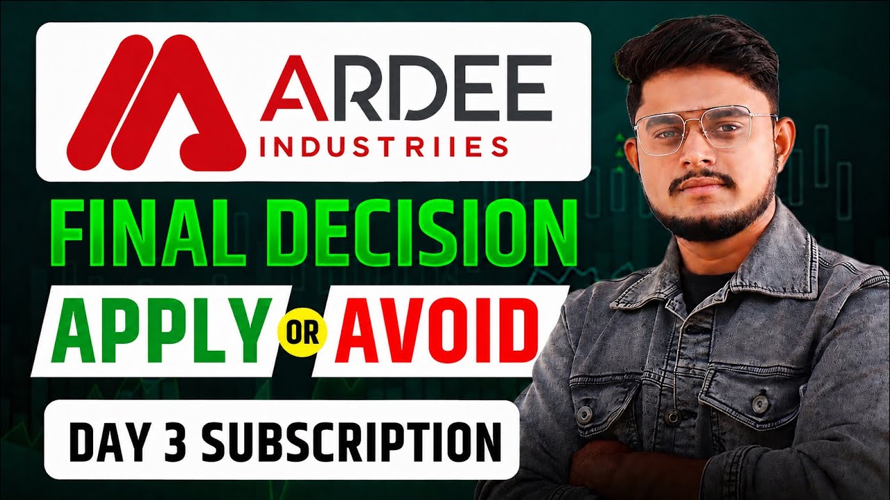 Ardee Industries IPO Final Decision || Ardee Industries IPO GMP