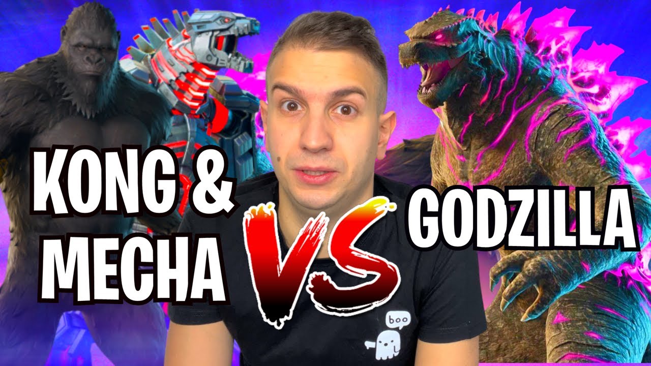 KONG E MECHA VS GODZILLA - FORTNITE X GODZILLA #2