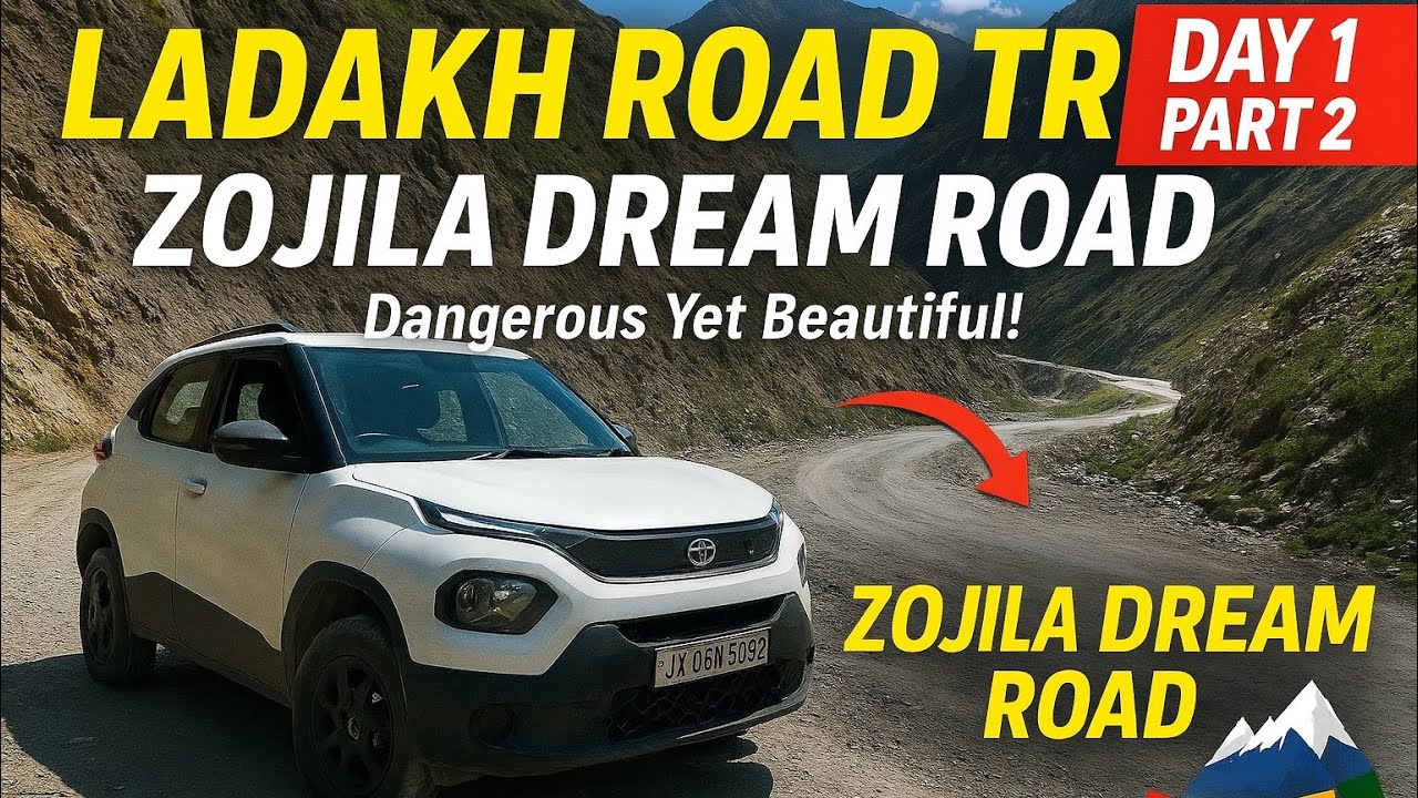 Tata Punch vs Zojila Pass – Ladakh Adventure Ki Shuruaat!”